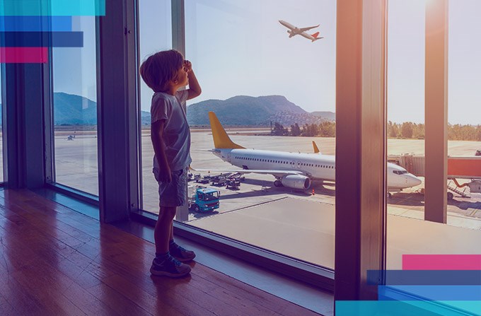 ¿Cómo preparar a un niño para un vuelo en avión?