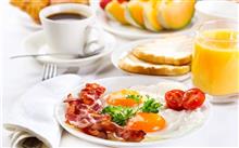 Frukostbuffé på hotell