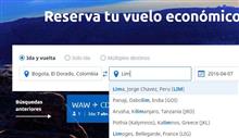 Búsqueda de pasajes aéreos