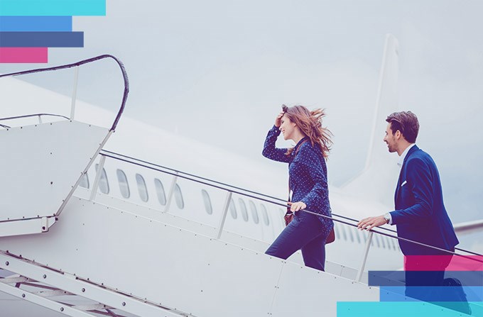 Boarding an aircraft